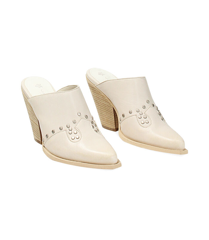 Valerio 1966 CALZATURA SABOT PELLE PANN