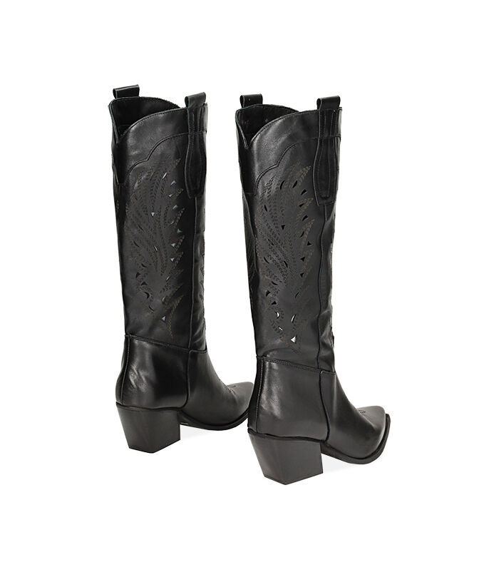 Valerio 1966 CALZATURA STIVALE PELLE NERO