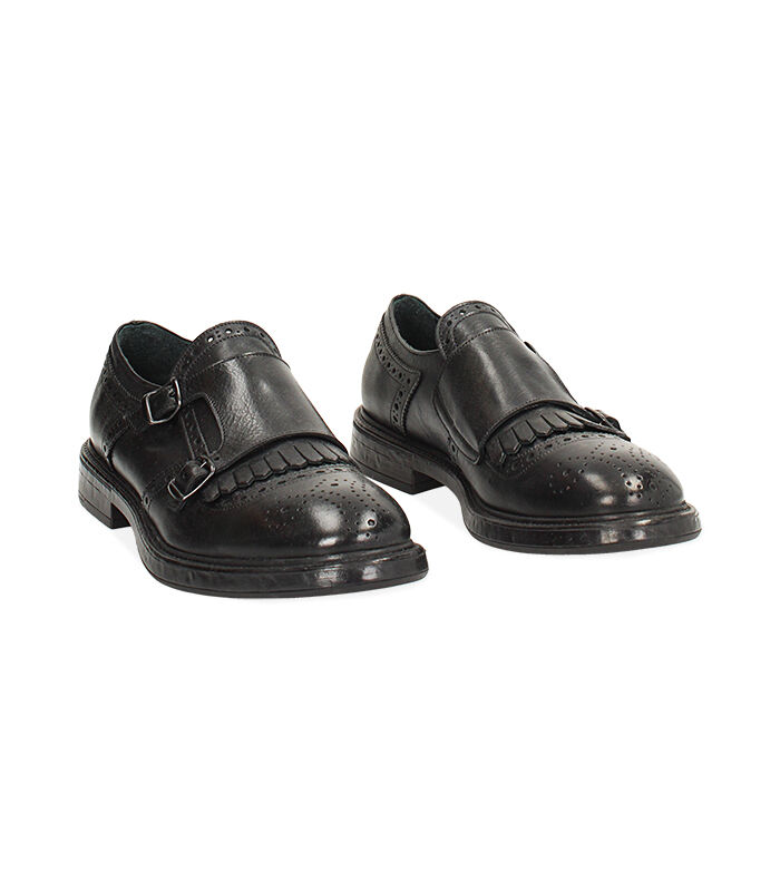 Valerio 1966 CALZATURA UOMO ALLACCIATO PELLE NERO