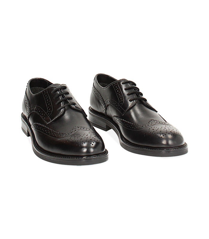 Valerio 1966 CALZATURA UOMO ALLACCIATO PELLE NERO