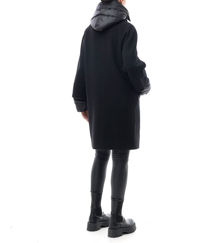 Valerio 1966 Cappotto nero sportivo | Valerio 1966