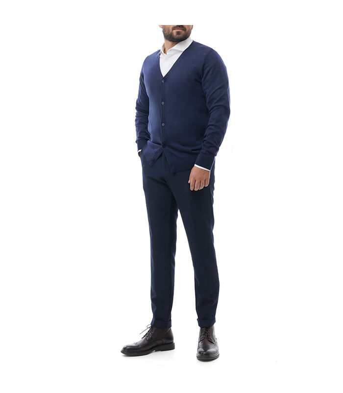 Valerio 1966 Cardigan Blu | Valerio 1966