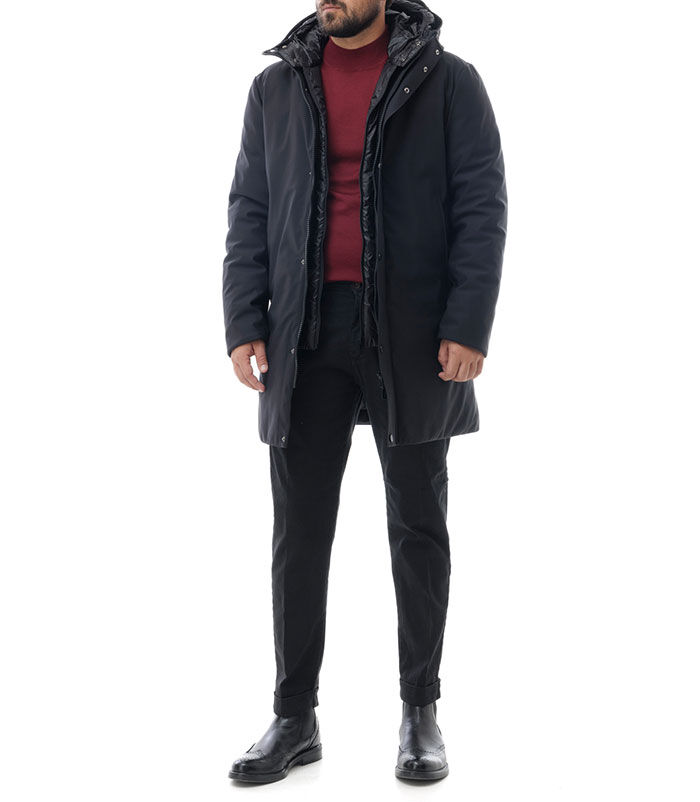 Valerio 1966 Impermeabile Nero | Valerio 1966