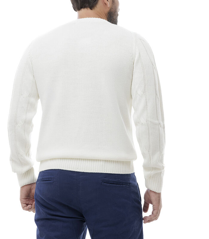 Valerio 1966 Maglione panna a trecce | Valerio 1966