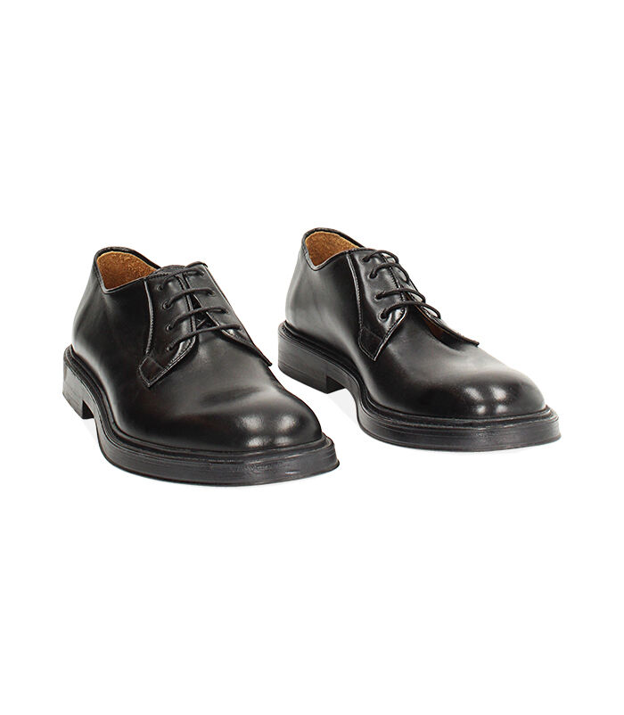 Valerio 1966 MAN SHOES OXFORD LEATHER NERO