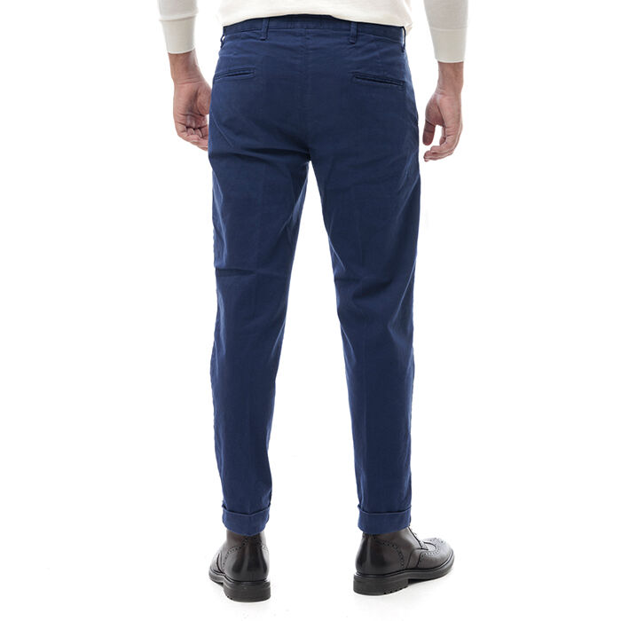 Valerio 1966 Pantalone Blu Di Cotone | Valerio 1966
