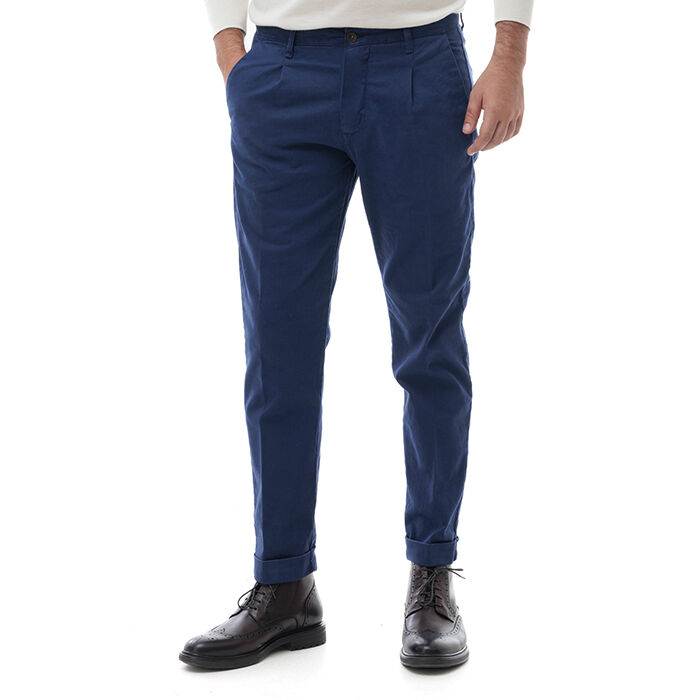 Valerio 1966 Pantalone blu di cotone | Valerio 1966