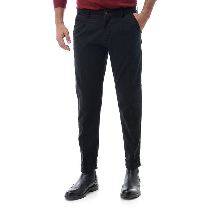 Valerio 1966 Pantalone nero di cotone | Valerio 1966