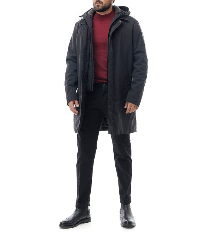 Valerio 1966 Piumino Longuette Nero | Valerio 1966