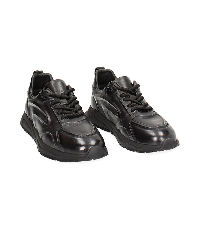 Valerio 1966 Sneakers nere in pelle | Valerio 1966