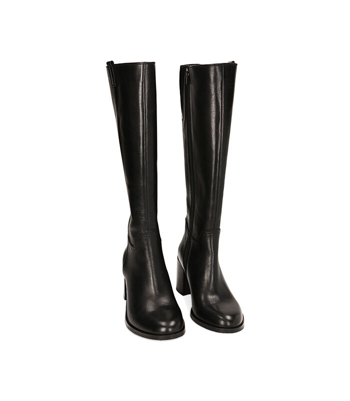 Valerio 1966 WOMEN SHOES BOOTS LEATHER NERO