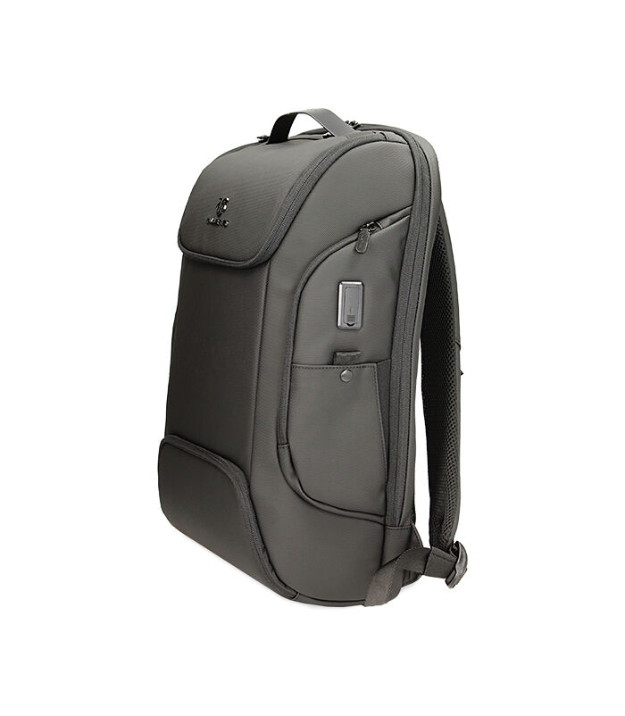 Valerio 1966 Zaino nero in tessuto porta pc da uomo | Valerio 1966