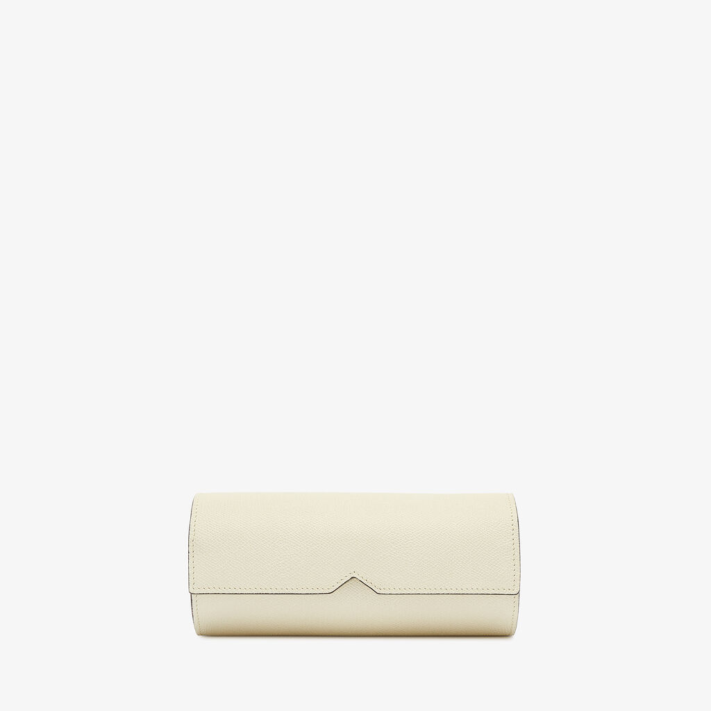 Valextra Astuccio da Donna con matite colorate in Pelle Bianca | Valextra