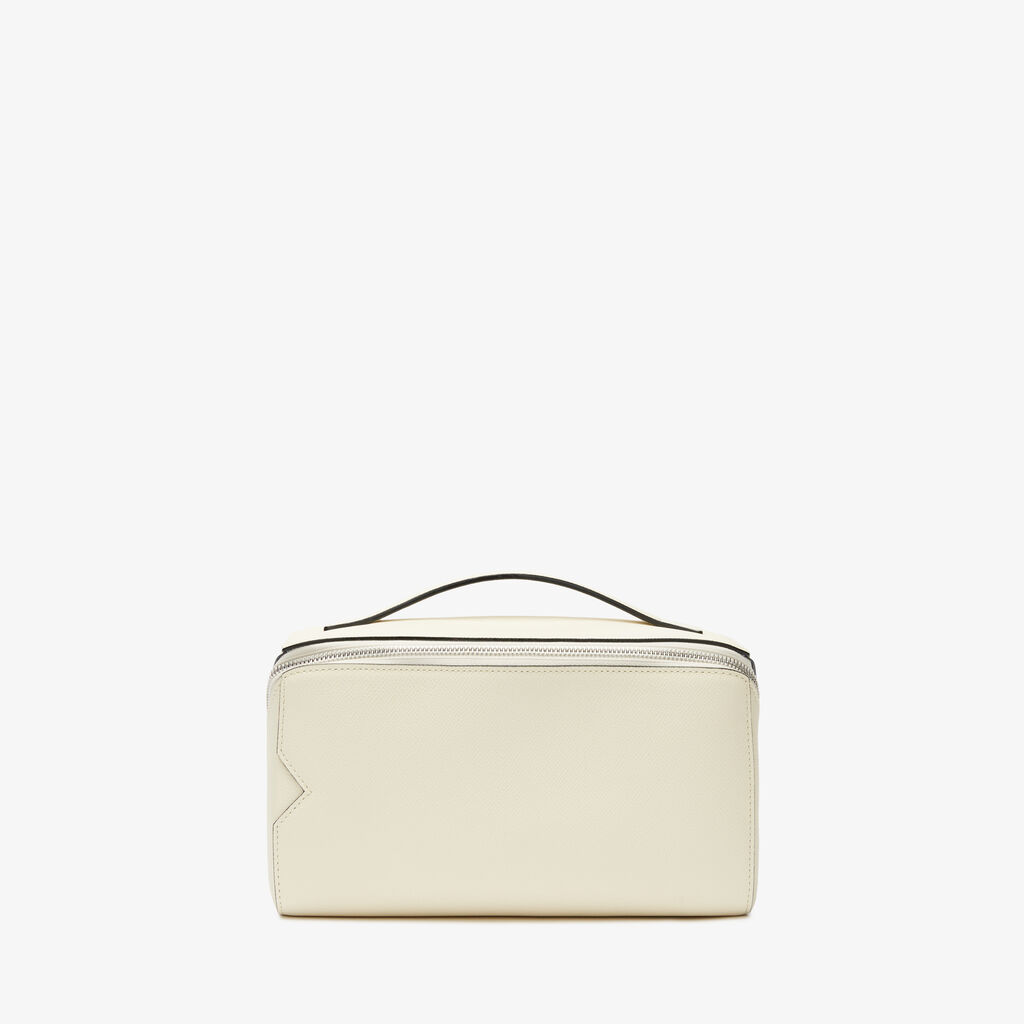 Valextra Beauty case da Donna di Lusso in Pelle Bianca | Valextra V-Line