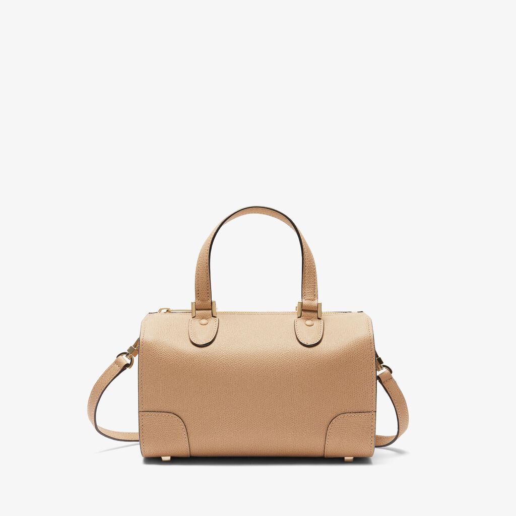Valextra Borsa a bauletto in Pelle Beige con tracolla | Valextra Babila