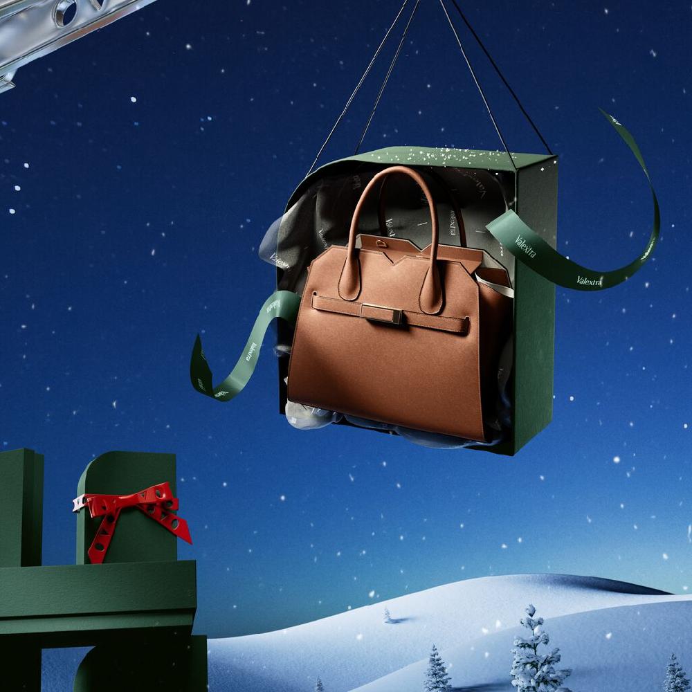 Valextra Borsa A Due Manici Da Donna Di Lusso Marrone | Valextra