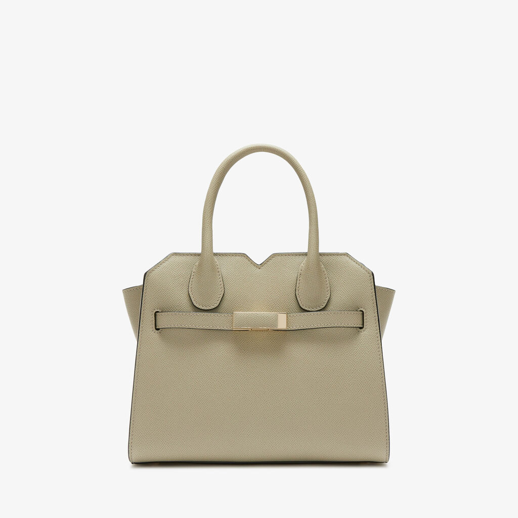 Valextra Borsa a due manici Donna Mini in Pelle Verde tundra | Valextra