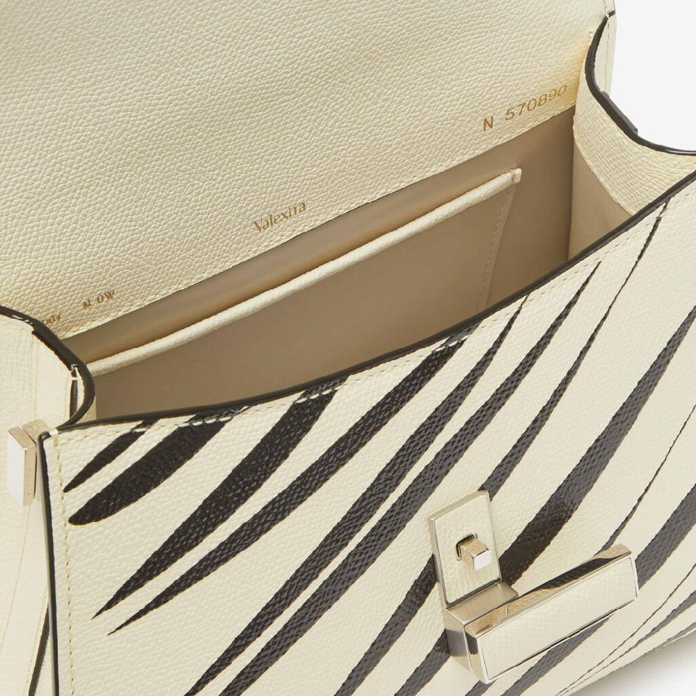 Valextra Borsa A Mano Da Donna Di Lusso Bianca E Nera | Valextra Iside