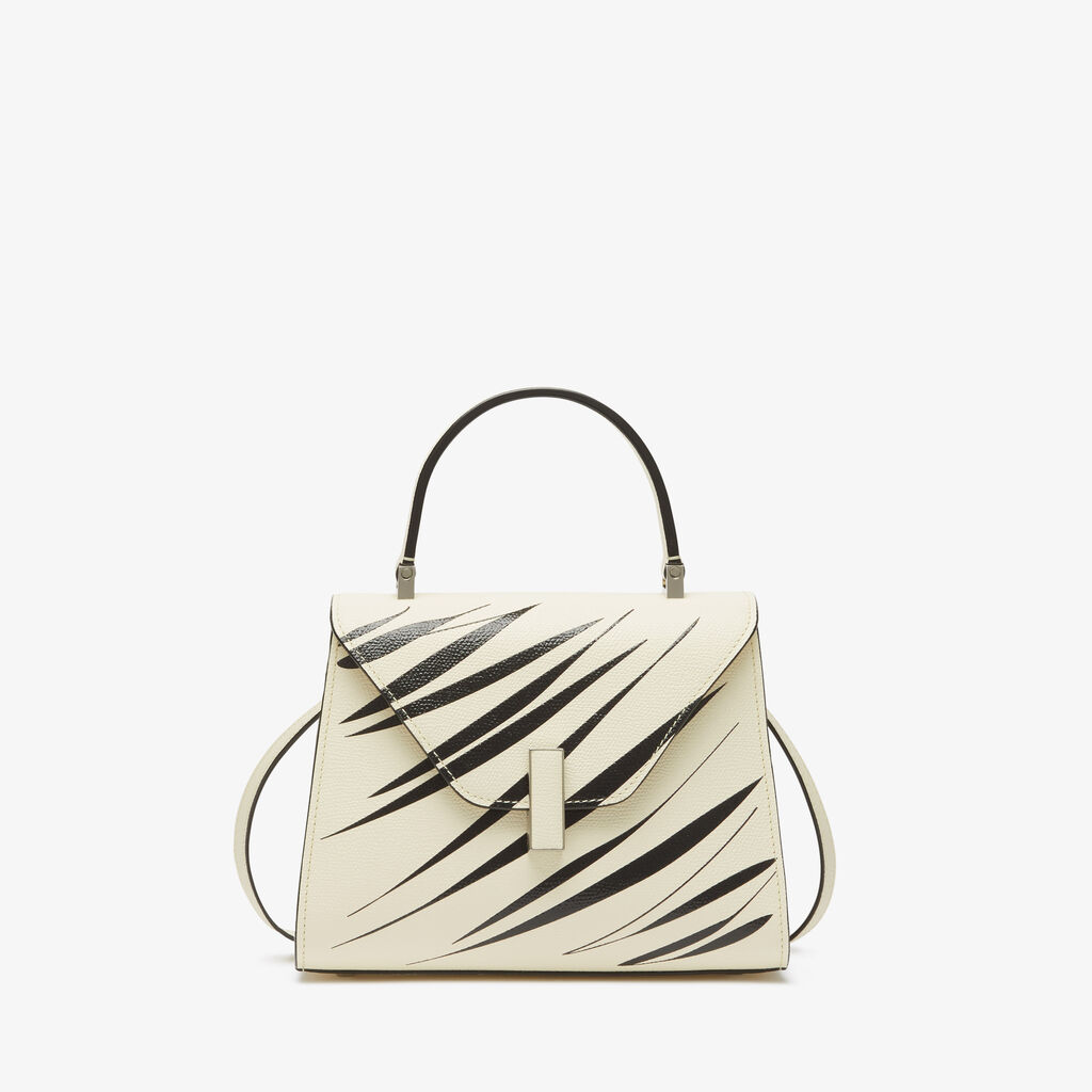 Valextra Borsa a mano da Donna di Lusso Bianca e Nera | Valextra Iside