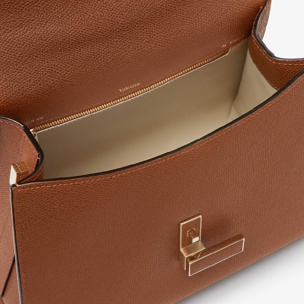 Valextra Borsa A Mano Da Donna Di Lusso In Pelle Marrone | Valextra Iside