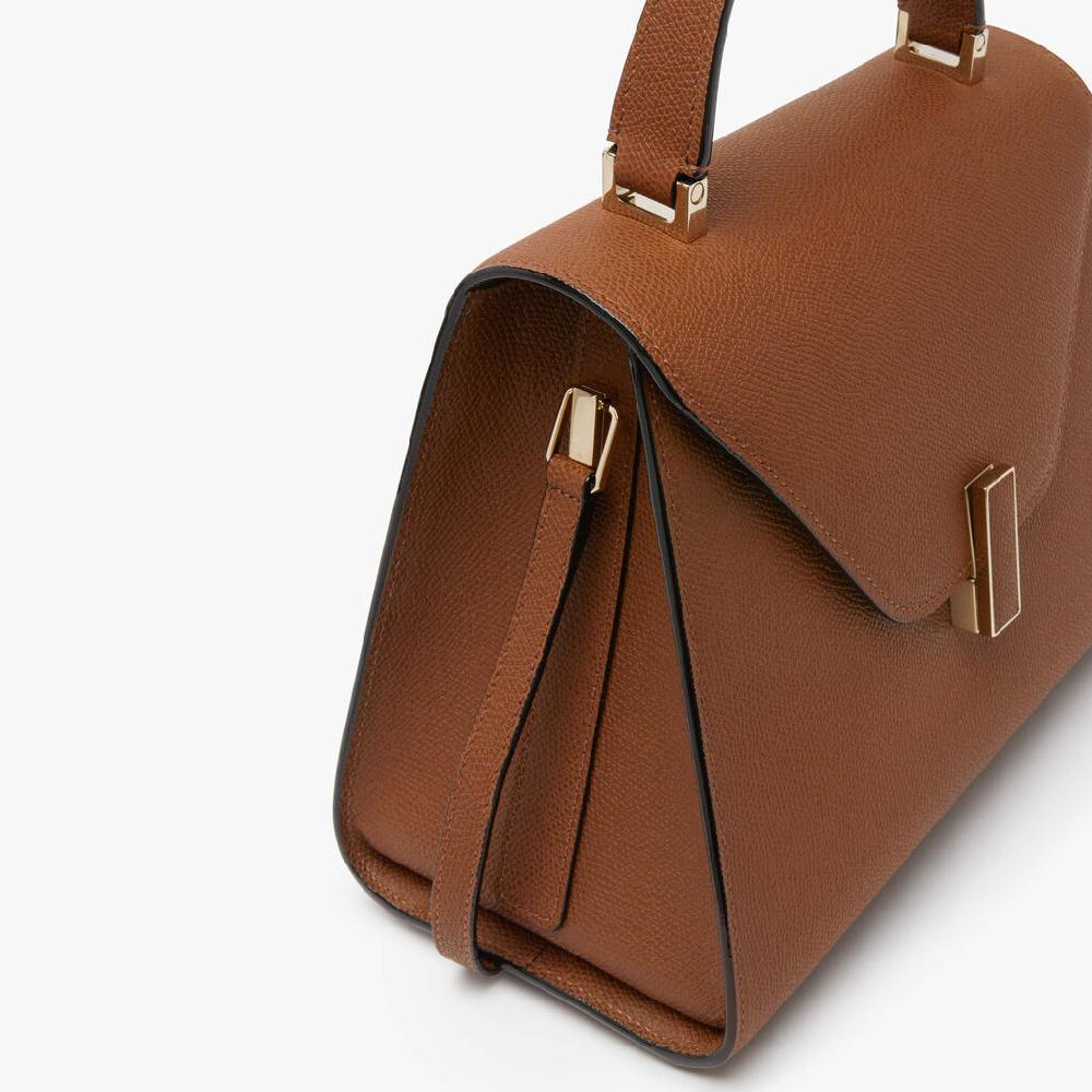 Valextra Borsa A Mano Da Donna Di Lusso In Pelle Marrone | Valextra Iside