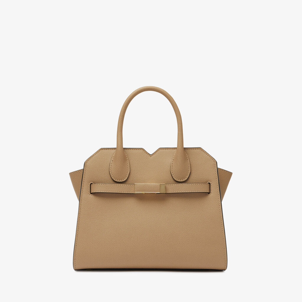 Valextra Borsa a mano da Donna in Pelle Beige di Lusso | Valextra