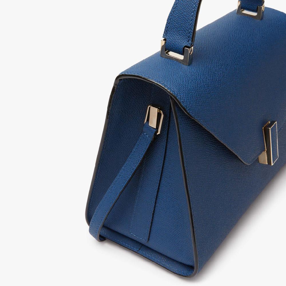 Valextra Borsa A Mano Da Donna In Pelle Blu Zaffiro | Valextra Iside