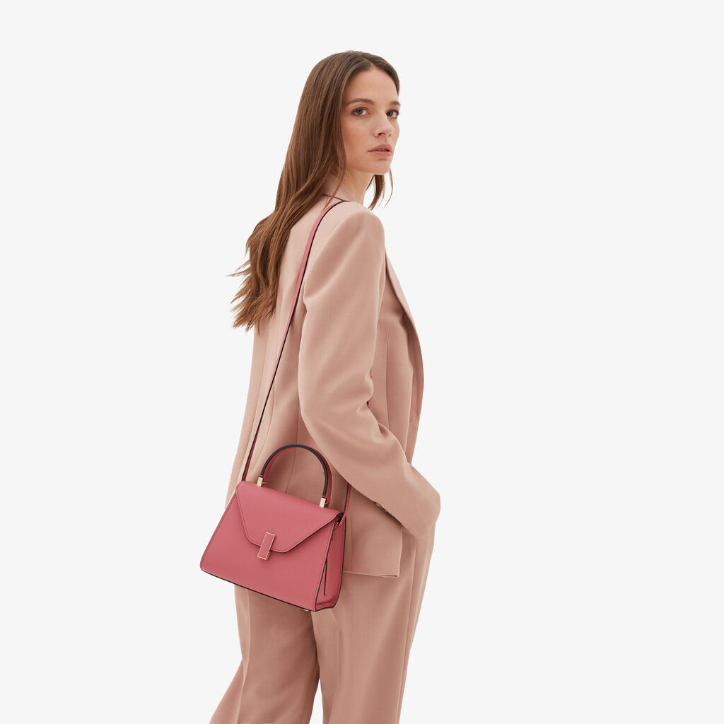 Valextra Borsa A Mano Da Donna In Pelle Rosa Antico | Valextra Iside