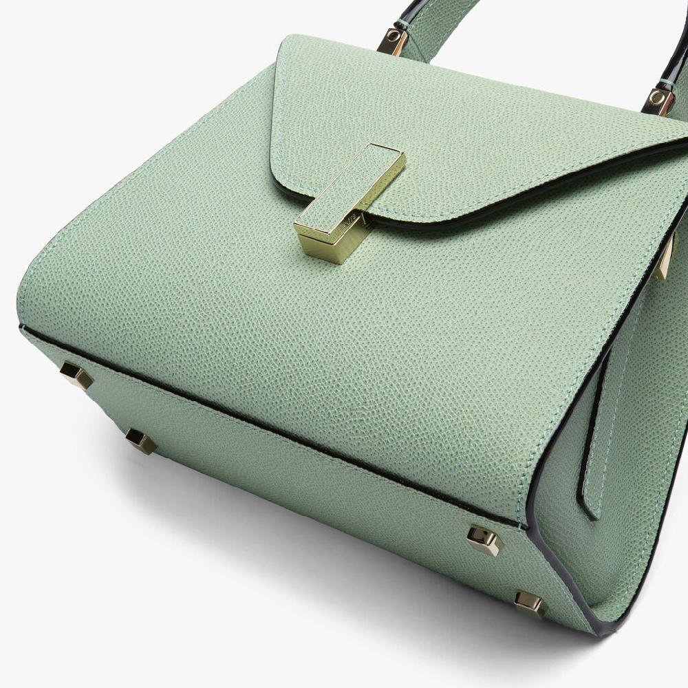 Valextra Borsa A Mano Da Donna In Pelle Verde Acqua | Valextra Iside
