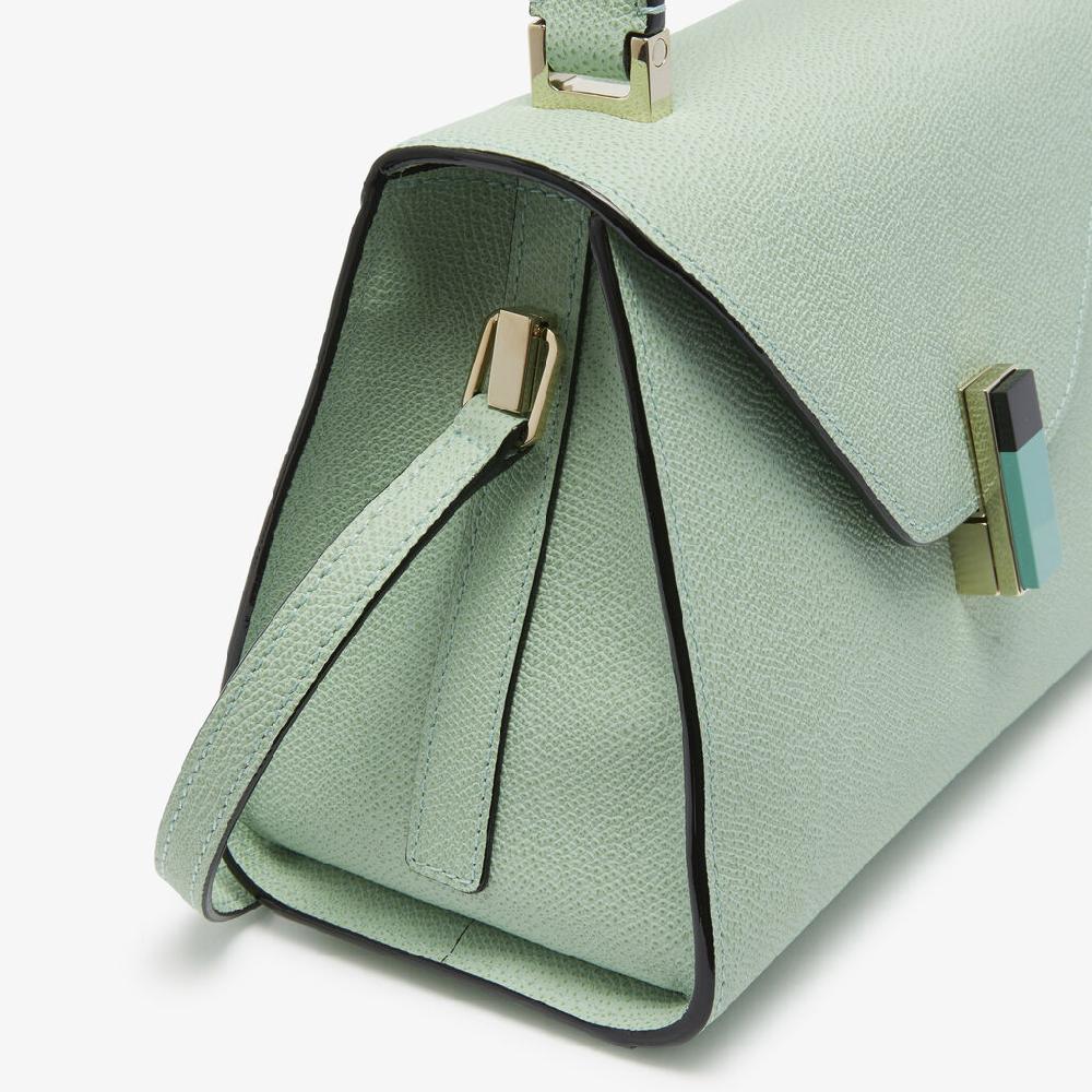 Valextra Borsa A Mano Da Donna In Pelle Verde Chiara | Valextra Iside