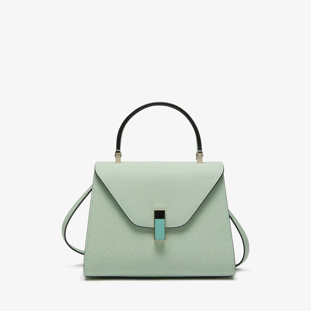 Valextra Borsa a mano da Donna in Pelle Verde chiara | Valextra Iside