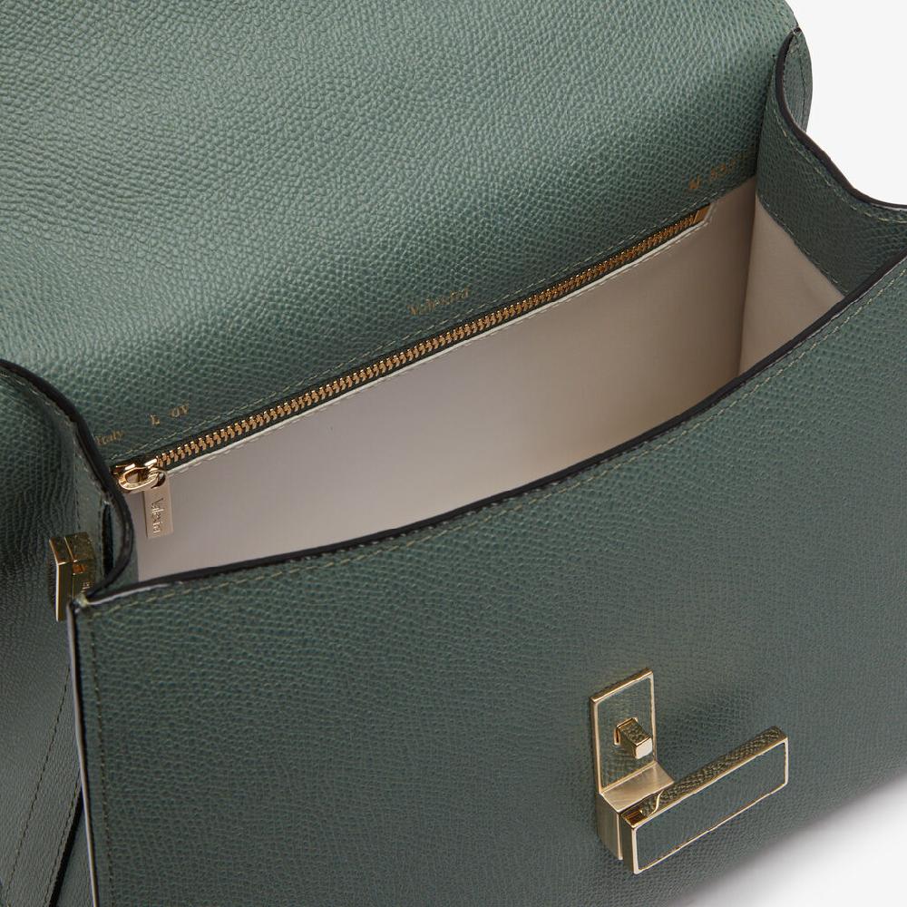 Valextra Borsa A Mano Da Donna In Pelle Verde Di Lusso | Valextra Iside