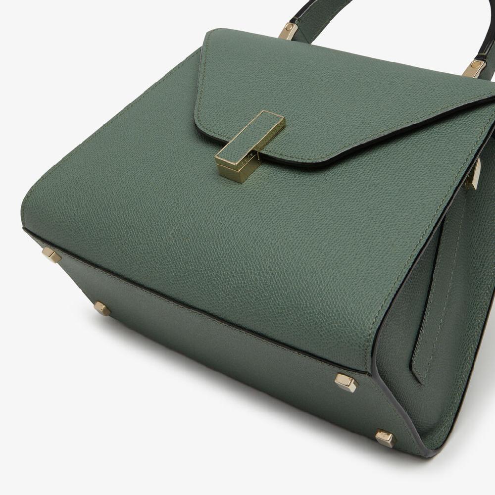 Valextra Borsa A Mano Da Donna In Pelle Verde Di Lusso | Valextra Iside