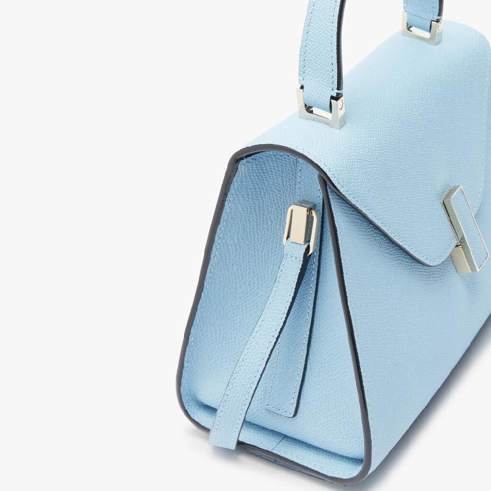 Valextra Borsa A Mano Da Donna Mini In Pelle Blu | Valextra Iside