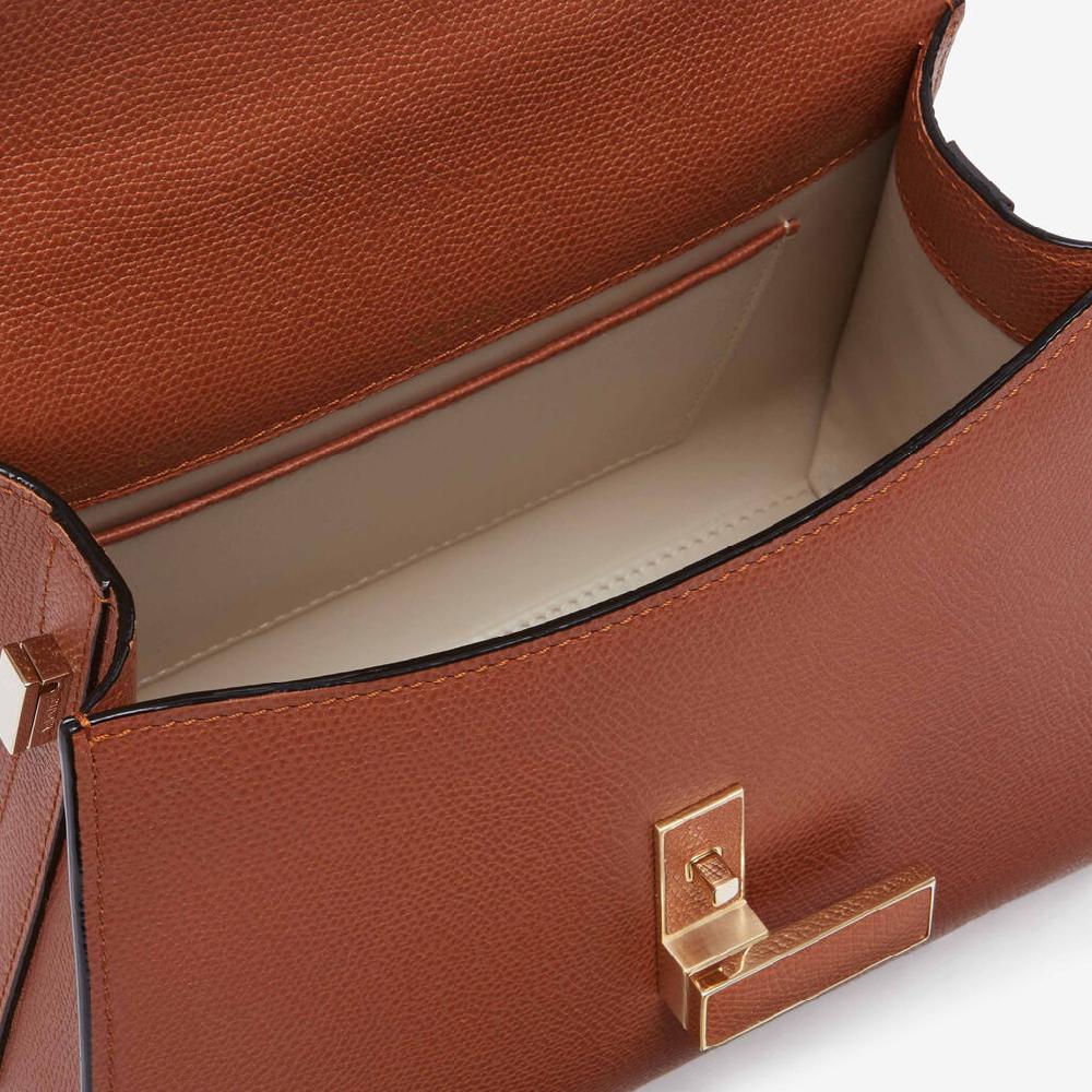 Valextra Borsa A Mano Da Donna Mini In Pelle Marrone | Valextra Iside