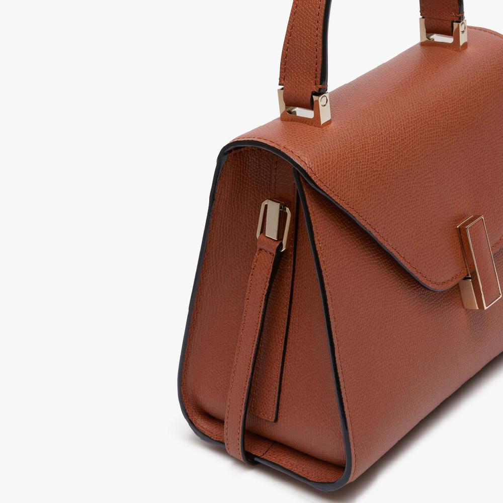 Valextra Borsa A Mano Da Donna Mini In Pelle Marrone | Valextra Iside