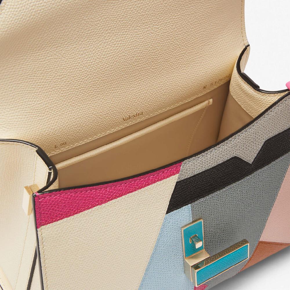 Valextra Borsa A Mano Da Donna Mini In Pelle Multicolore | Valextra Iside