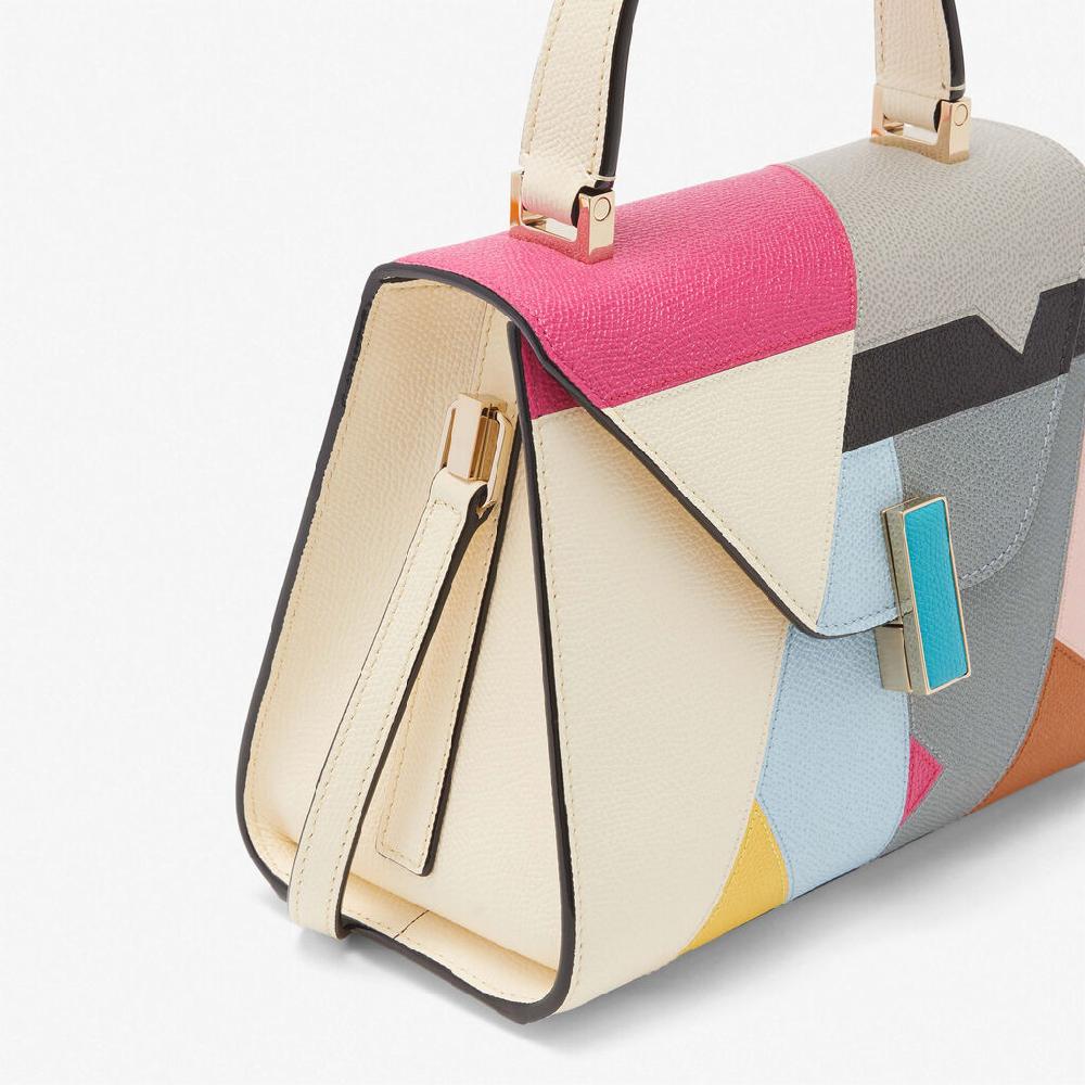 Valextra Borsa A Mano Da Donna Mini In Pelle Multicolore | Valextra Iside