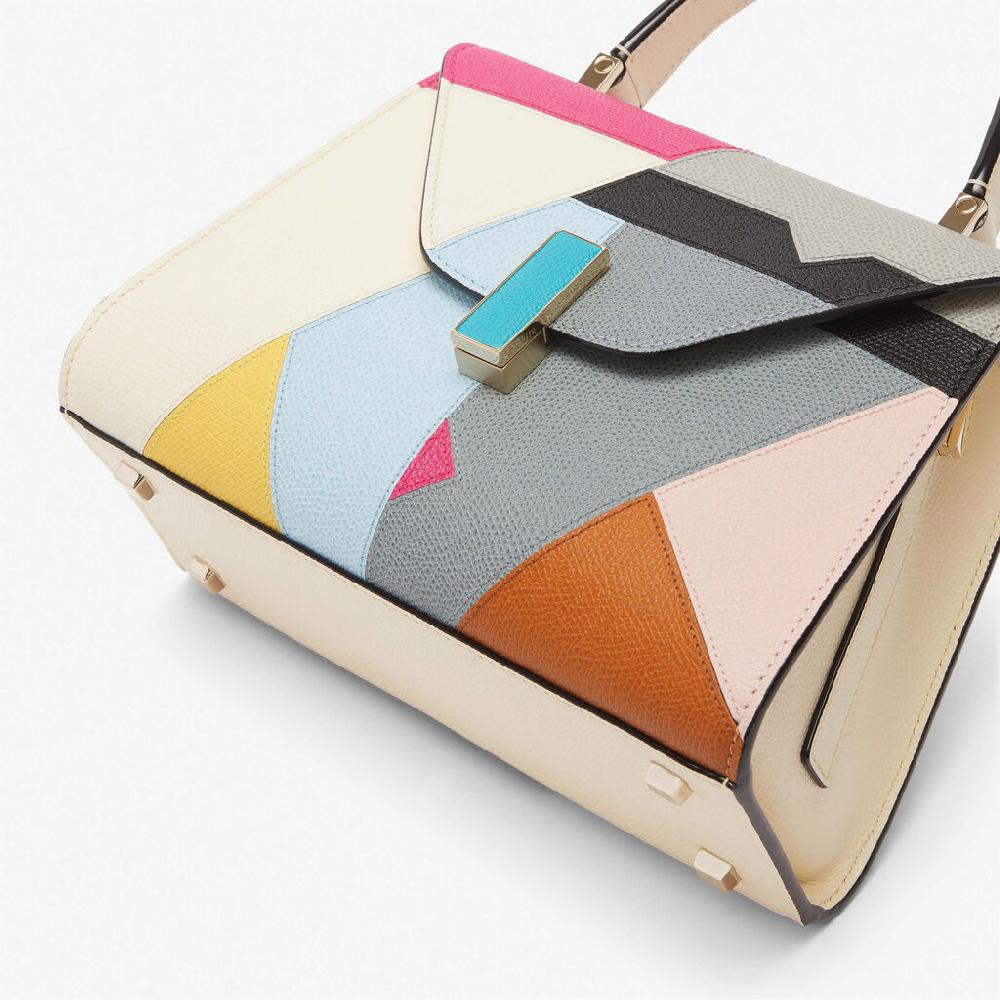 Valextra Borsa A Mano Da Donna Mini In Pelle Multicolore | Valextra Iside