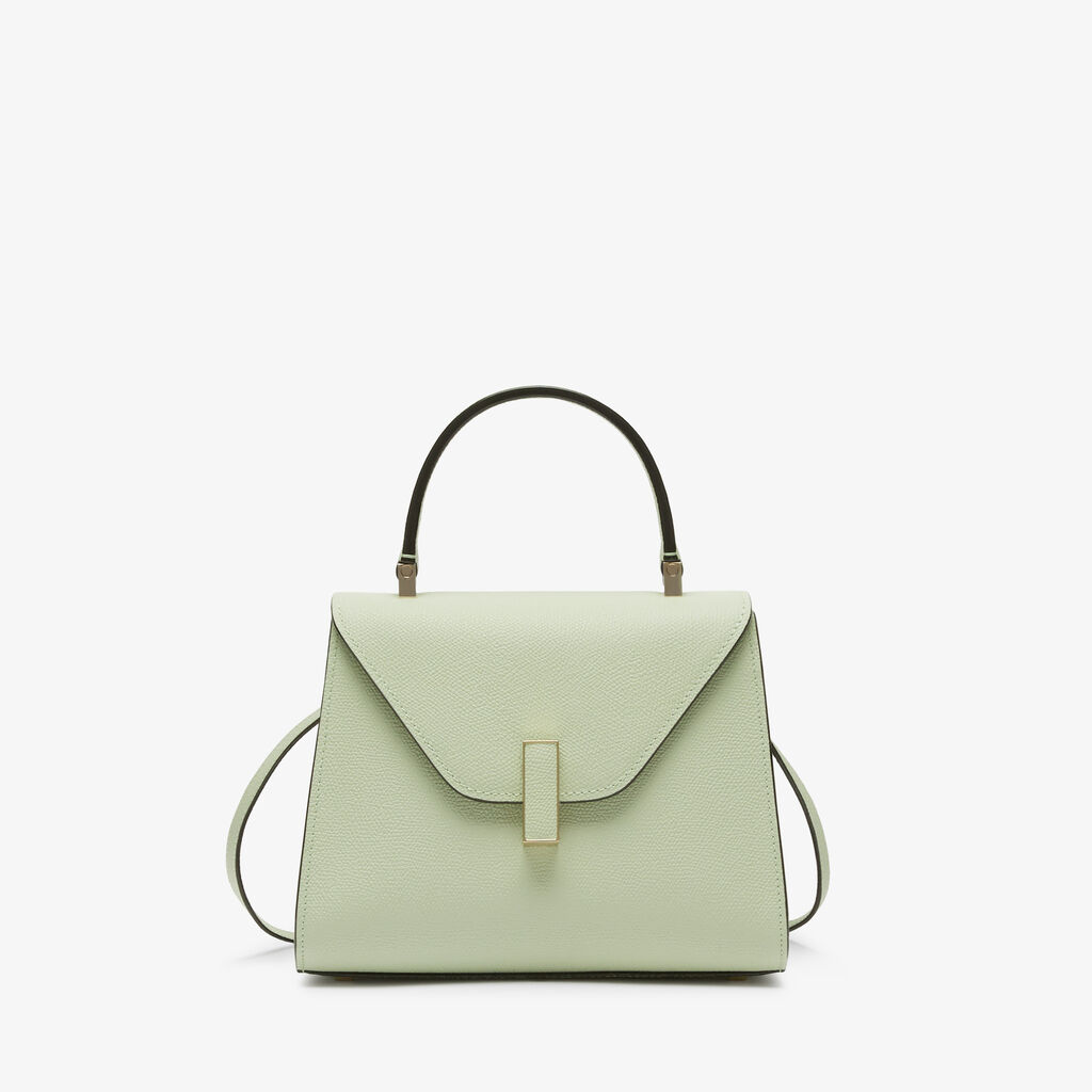 Valextra Borsa a mano da Donna Mini in Pelle Verde | Valextra Iside