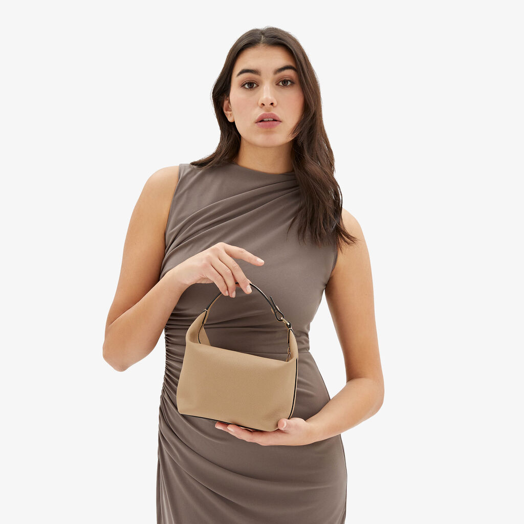 Valextra Borsa A Mano Da Donna Mochi Di Lusso In Pelle Beige | Valextra