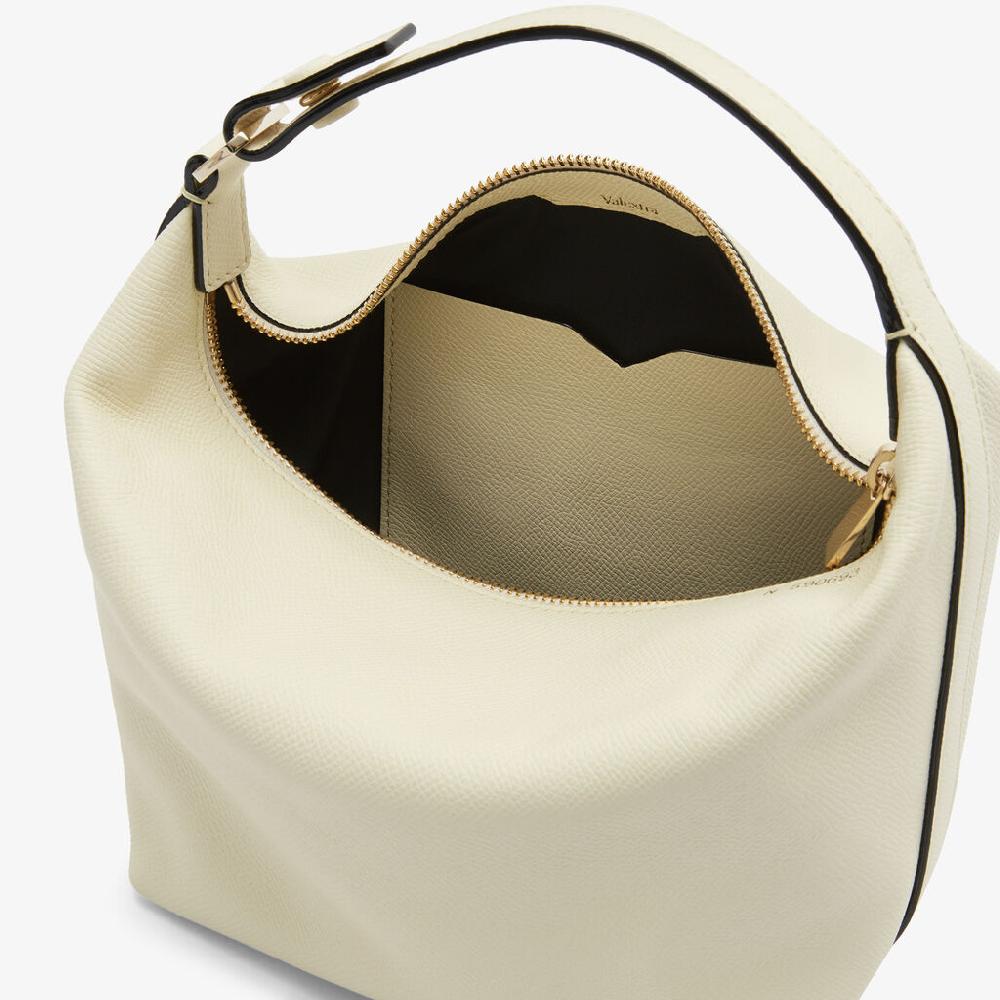 Valextra Borsa A Mano Da Donna Mochi Di Lusso In Pelle Bianca | Valextra