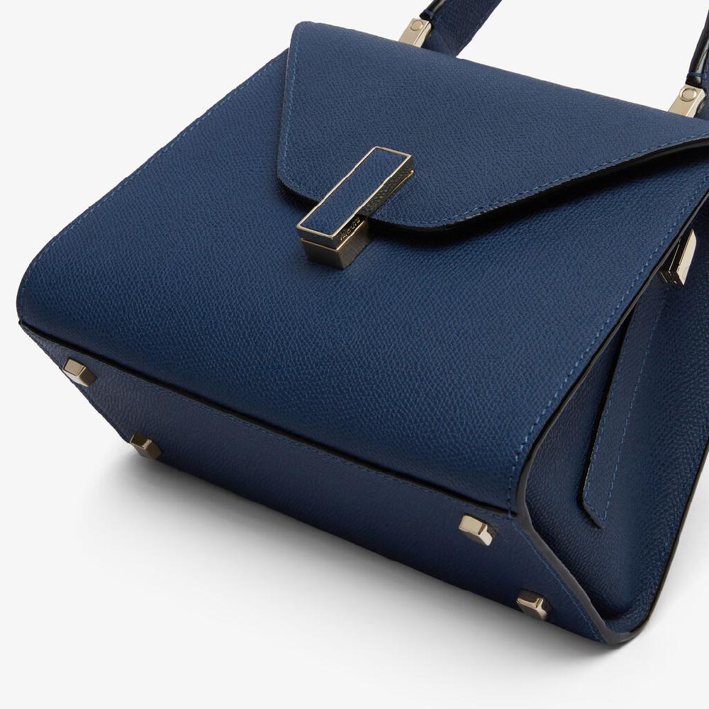 Valextra Borsa A Mano Donna Di Lusso In Pelle Blu Zaffiro | Valextra Iside