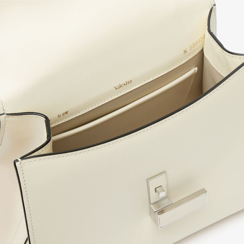 Valextra Borsa A Mano Donna In Pelle Palmellata Bianca | Valextra Iside