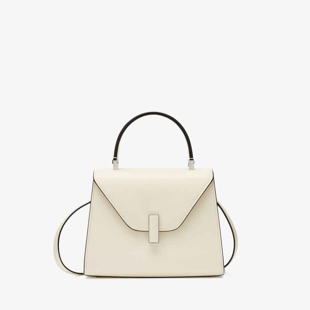 Valextra Borsa a mano Donna in Pelle palmellata Bianca | Valextra Iside