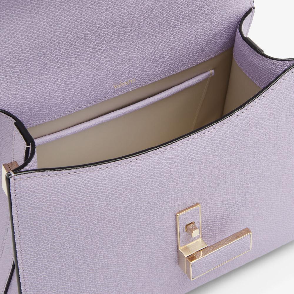 Valextra Borsa A Mano Donna Mini Di Lusso In Pelle Lilla | Valextra Iside