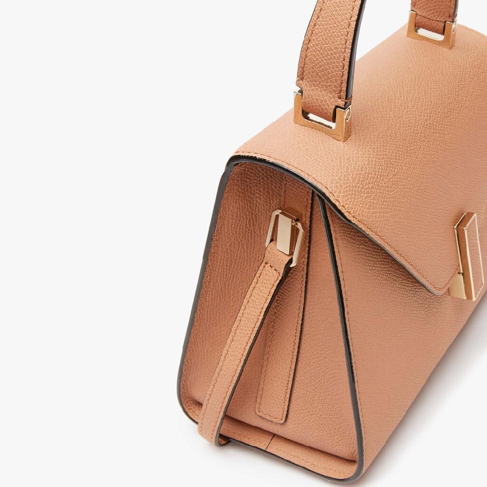 Valextra Borsa A Mano Donna Mini In Pelle Marrone | Valextra Iside