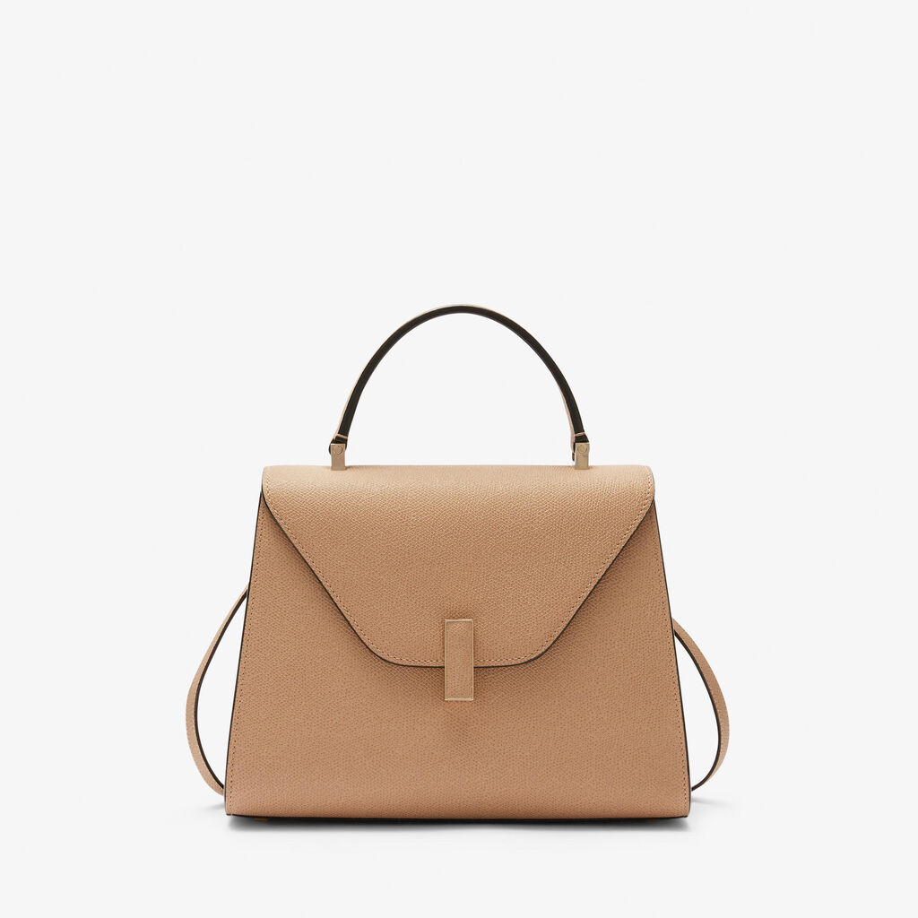 Valextra Borsa a mano in Pelle Beige con tracolla | Valextra Iside