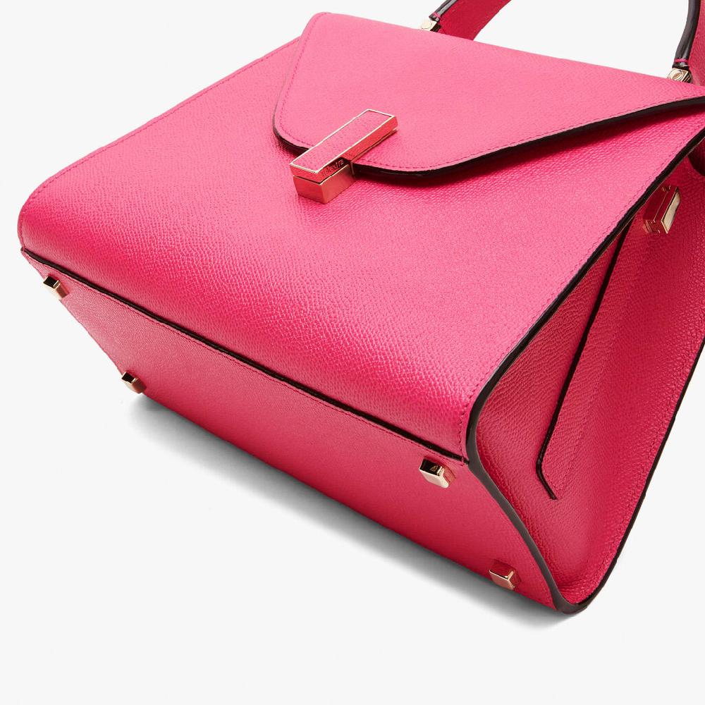 Valextra Borsa A Mano In Pelle Rosa Fucsia Con Tracolla | Valextra Iside