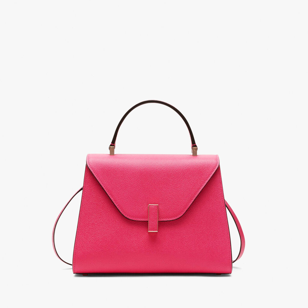 Valextra Borsa a mano in Pelle Rosa Fucsia con tracolla | Valextra Iside